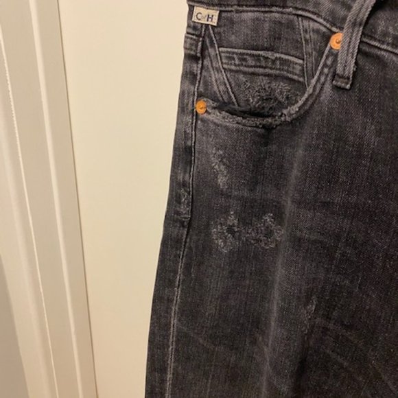 Citizens of Humanity distressed black, sz 30-31 - Picture 3 of 5